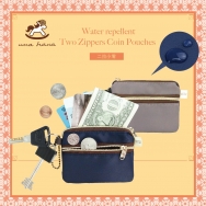 Cm-C04 Two Zippers Coin Pouches