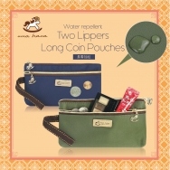 Cm-C11 Two Zippers Long Coin Pouches